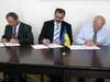 Podepsání dohody o spolupráci s Ukrajinským institutem národní paměti (Kyjev, 2.6.2009)