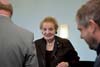 Návštěva Madeleine Albrightové (Praha, 3.10.2011, foto: Robin Novák)