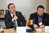 Jednání Evropské archivní sítě: Florin Abraham a Laurenţiu Tănase (Praha, 25.02.2013)
