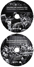 Potisk DVD Občanské fórum, den první - vznik Občanského fóra v dokumentech a fotografiích - ilustrační foto