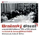 Pozvánka na filmový seminář  „Brněnský disent a nezávislá kultura v 70. a 80. letech“ (ÚSTR, 2.6.2011)