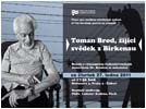 Pozvánka na seminář „Toman Brod, žijící svědek z Birkenau“  (ÚSTR, 27.1.2011)