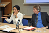 Přednáška Vyrovnávání se s komunistickou diktaturou v Německu: Dr. Neela Winkelmannová a Dr. Hubertus Knabe (Praha, ÚSTR, 25.10.2012)