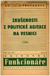 Obálka dobové publikace: RJABOV, I.: Zkušenosti z politické agitace na vesnici. Praha, Svoboda, 1951