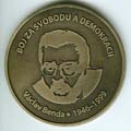 Medaile Václava Bendy (avers)
