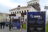 Výstava Rok 1989 na náměstí Jiřího z Poděbrad 24.11.–21.12.2014
